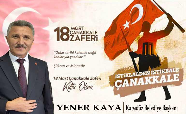 Başkan Kaya'dan  “Çanakkale Zaferi” Mesajı