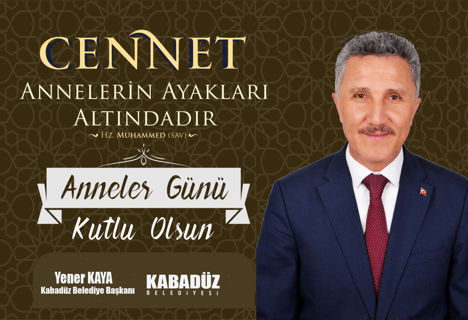 Belediye Başkanı Yener Kaya, Anneler Günü Mesajı